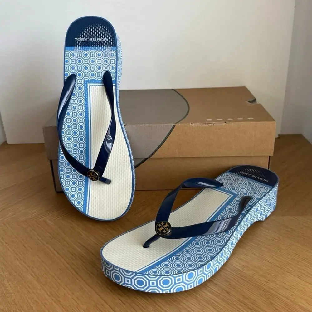 Tory Burch Lexington Women Wedge Sandals- SZ 11